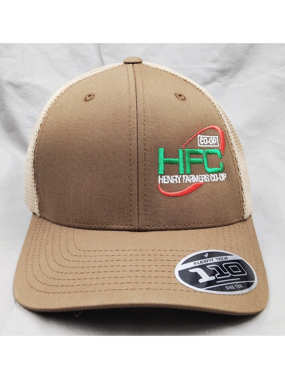 Henry Farmers Co-op HFC Hat Yupoong Flexfit 110 Trucker Snapback Farm CO-OP